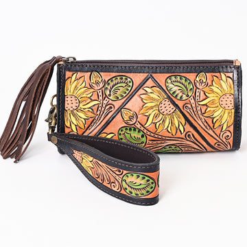 American Darling Clutch Hand Tooled Genuine Leather Western Women Bag Handbag Purse | Purses for Cute